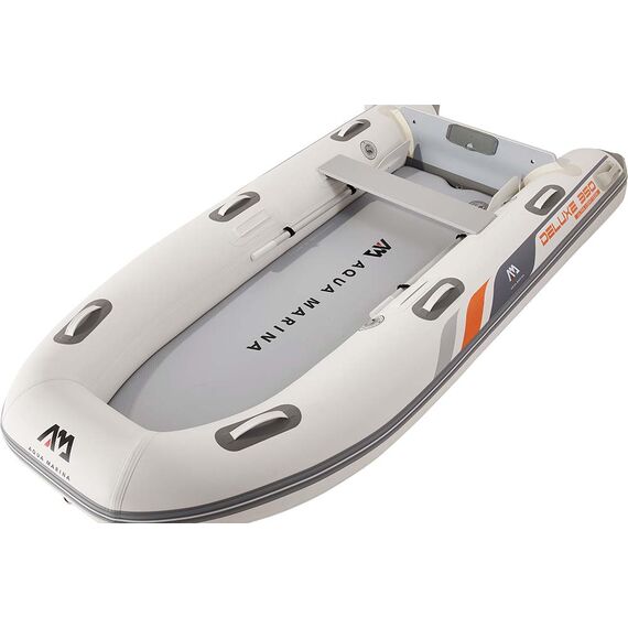 Лодка ПВХ с транцем под мотор Aqua Marina DELUXE U-TYPE Yacht Tender 3.5m with DWF Air Deck, img 4
