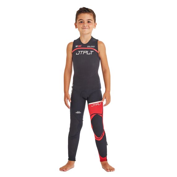 Гидрокостюм детский длинный без рукавов Jetpilot RX YOUTH RACE JOHN BLACK/RED, img 3