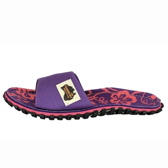 Шлепки женские Gumbies Slide PURPLE HIBISCUS S20, img 3