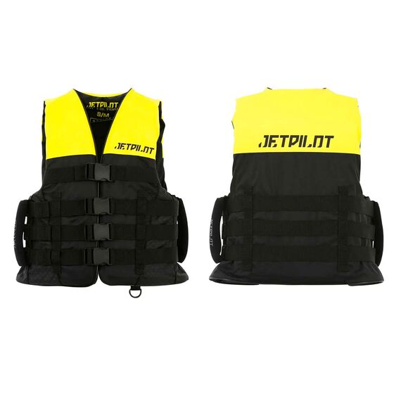 Спасательный жилет для гидроцикла нейлон мужской Jetpilot Strike ISO 50N Vest Super Grip Yellow S22