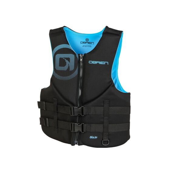 Спасательный жилет неопрен мужской O'Brien TRADITIONAL VEST CYAN