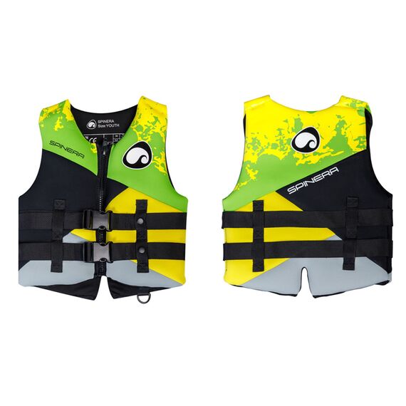 Спасательный жилет неопрен детский Spinera Relax Youth Neopren Vest - 50N Green/Yellow S23