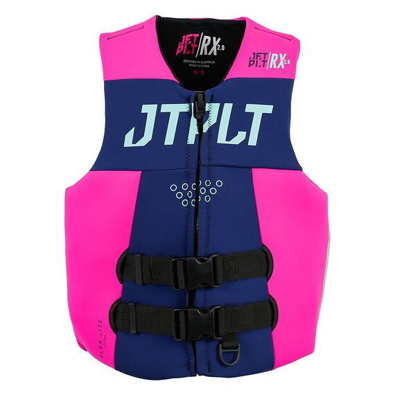 Спасательный жилет неопрен женский для гидроцикла Jetpilot RX Neo Vest ISO 50N wms. navy/pink S24