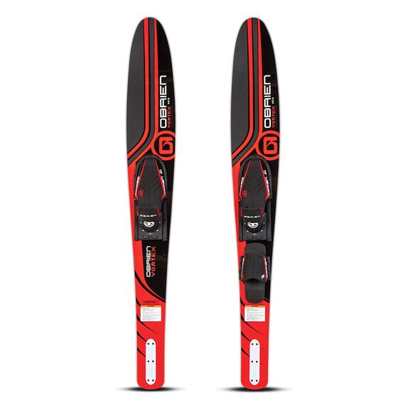 Лыжи парные прогулочные O'Brien VORTEX 65.5" RED W/ X7 & RT