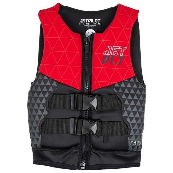 Спасательный жилет нейлон детский Jetpilot Cause Youth ISO 50N Neo Vest red S24