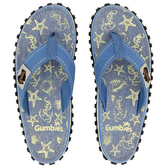 Шлепки унисекс Gumbies Flip-Flops SEASHELLS S20