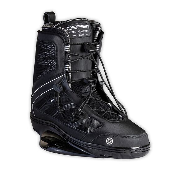 Крепления для вейкборда мужские O'Brien INFUSE BLK/WHT S20