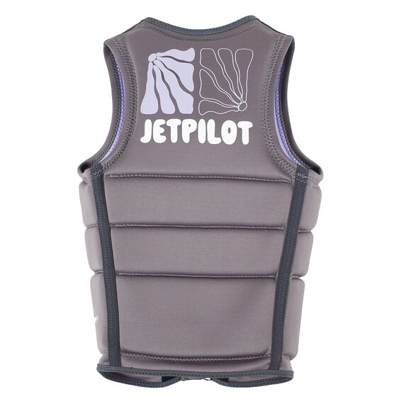 Спасательный жилет неопрен детский Jetpilot X1 GIRLS ECO VEST CHARCOAL, img 2