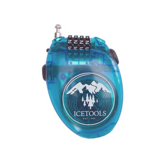 Замок кодовый ICETOOLS Mr.Lock clear blue F18