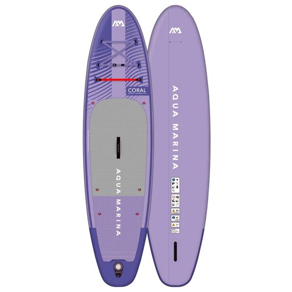 SUP-доска надувная с веслом Aqua Marina Coral (Night Fade) 10'2" S23