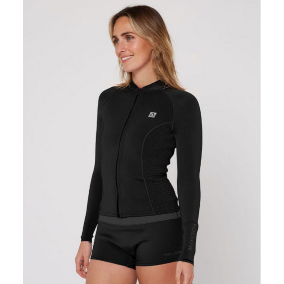 Гидромайка женская Follow Ladies FZ Wetty Top Black, img 3