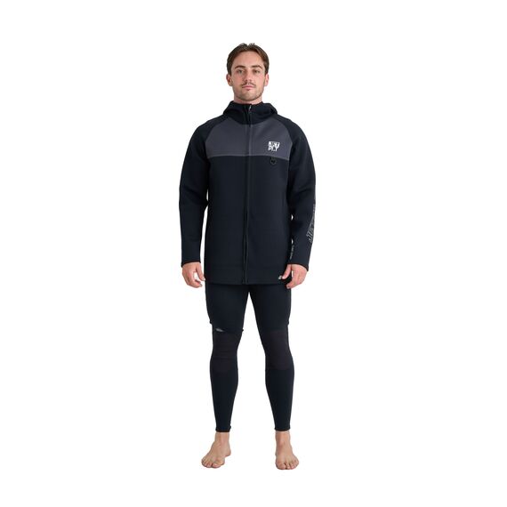 Гидрокуртка с капюшоном Jetpilot FLIGHT UNISEX TOUR COAT Black