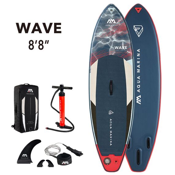 SUP-доска надувная для сёрфинга Aqua Marina Wave 8'8" S23