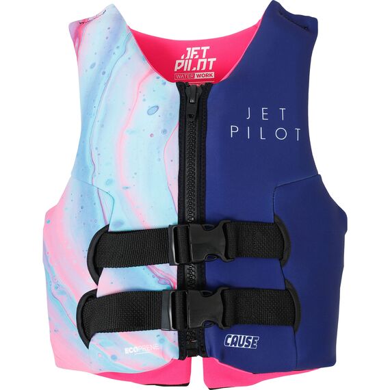 Спасательный жилет для гидроцикла неопрен детский Jetpilot GIRLS CAUSE ECO VEST FAIRY FLOSS