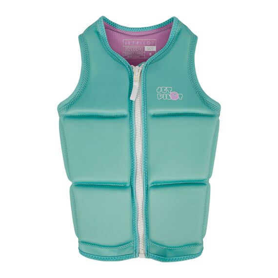 Спасательный жилет неопрен детский Jetpilot FREERIDE GIRLS ECO VEST Teal