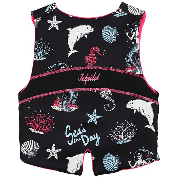 Спасательный жилет неопрен детский Jetpilot Cause Teen ISO 50N Neo Vest 12-14 Years Black/Pink S22, img 2
