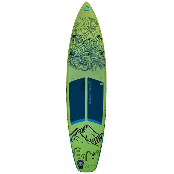 SUP-доска надувная с веслом для туризма Spinera Light 11'8" Green SL ULT S23, img 2
