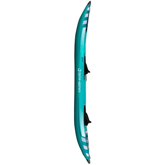 Каяк надувнной 2-местый для туризма Spinera Hybris 410 Teal/Grey/White PVC/HDDS S23, img 3