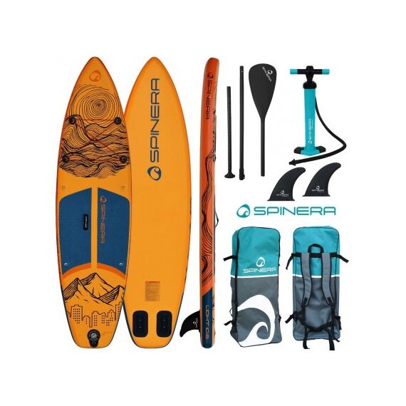 SUP-доска надувная с веслом Spinera Light 10'6 Strong Orange ULT S22