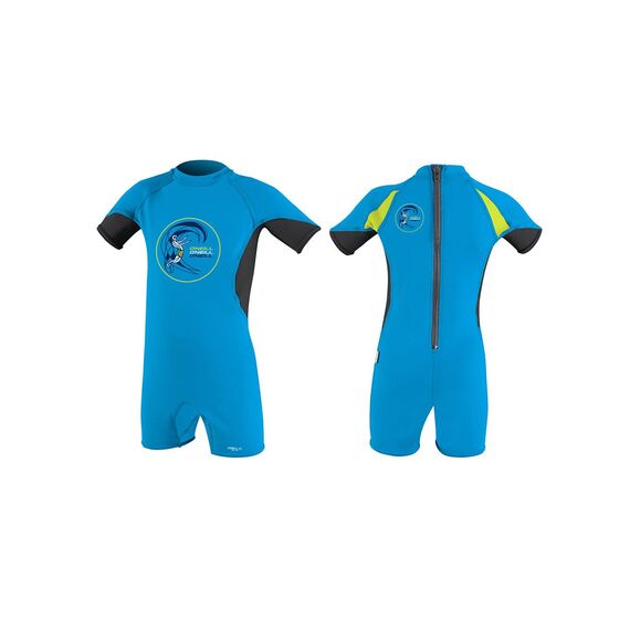 Гидрокостюм лайкра детский короткий O'Neill TODDLER O'ZONE UV SPRING SKY/BLACK/LIME S20, Размер (гидроодежда): Дет 4 (XS)