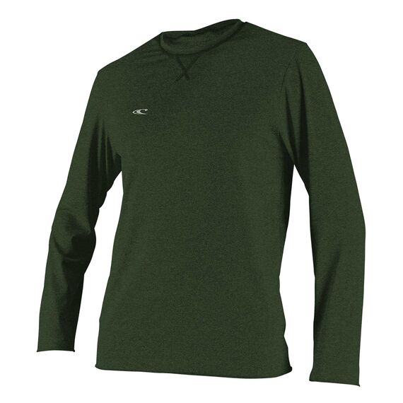 Гидромайка мужская длинный рукав O'Neill HYBRID L/S SUN SHIRT DARK OLIVE S20, Размер (гидроодежда): 14 (XL)