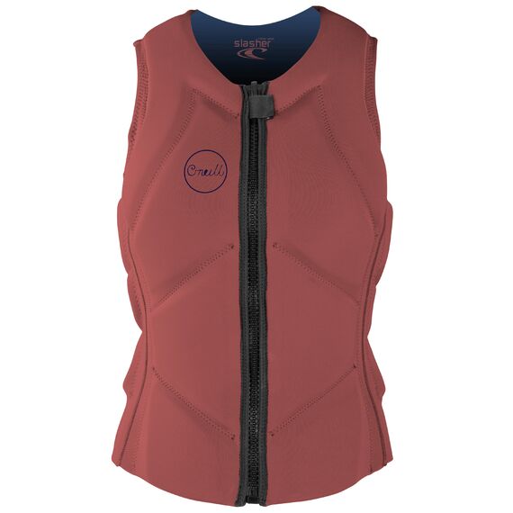 Жилет неопрен плавательный поддерживающий женский O'Neill Slasher B Comp Vest TEA ROSE/ABYSS S22_O, Размеры (жилеты): 8 (S)
