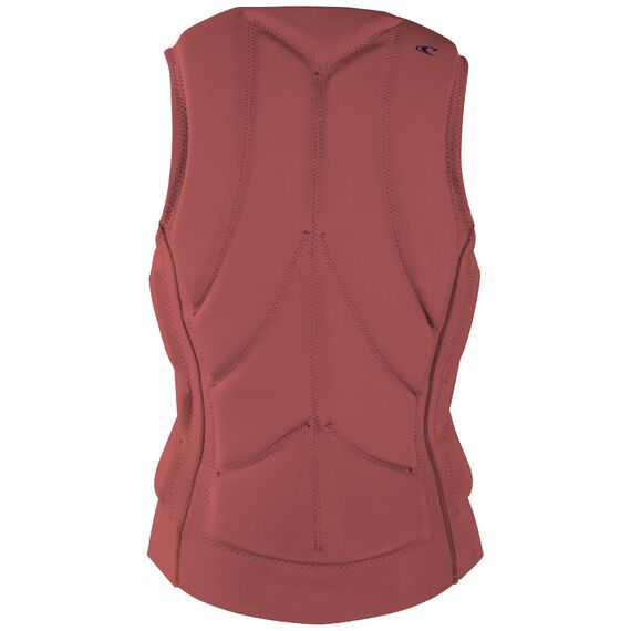 Жилет неопрен плавательный поддерживающий женский O'Neill Slasher B Comp Vest TEA ROSE/ABYSS S22_O, Размеры (жилеты): 8 (S), img 2