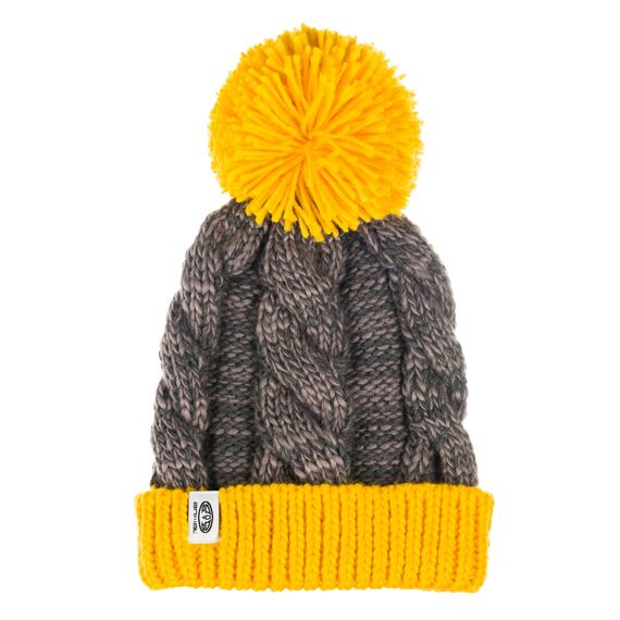 Шапка для девочек с помпоном Animal GRETEL MARIGOLD YELLOW F17