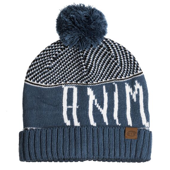 Шапка для мальчиков с помпоном Animal BROOKS PARISIAN BLUE F17