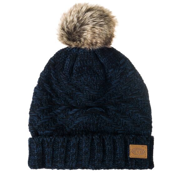 Шапка женская с помпоном Animal BECKI DARK NAVY F17